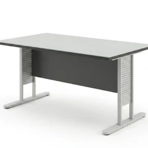 table individuel avec plateau en verre sur mesure