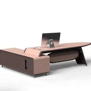 bureau de direction moderne avec caisson intégré